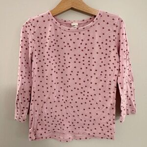 Kate Quinn Pink dot long sleeve shirt